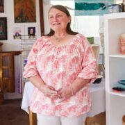 Karen has realised her dream of opening an art gallery, providing a platform for local artists.